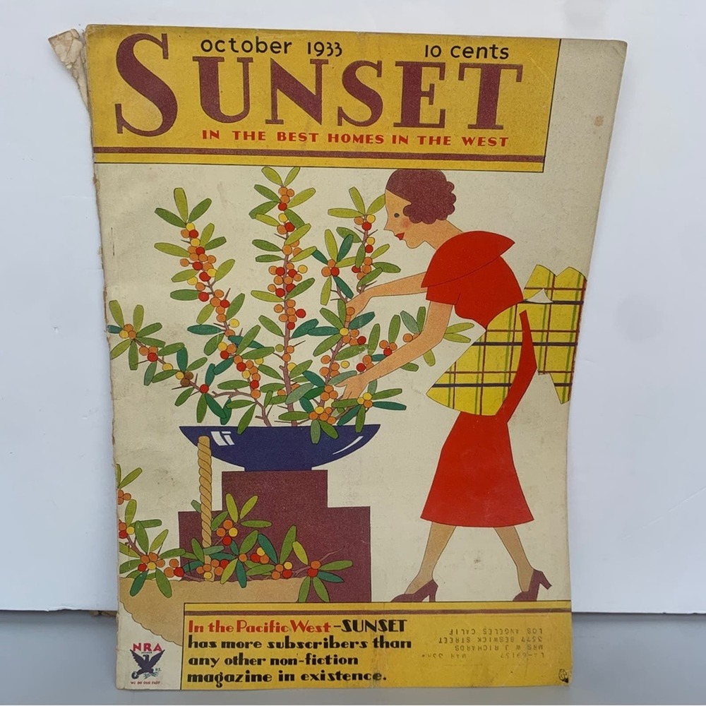 1933 Sunset Magazine - Picture 2 of 10